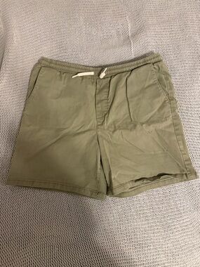 RSQ Khaki Athletic Drawstring Shorts